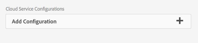 Adicionar configuração