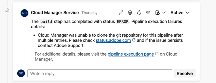 Validação de DevOps do Azure de solicitações de pull com webhooks-3