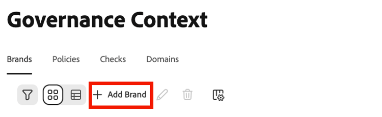 Adicionando uma nova marca