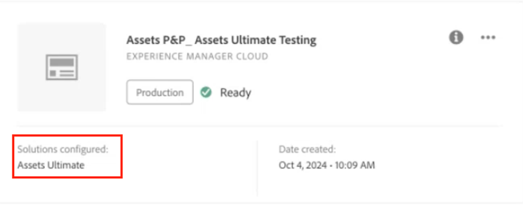 Status do programa após a atualização