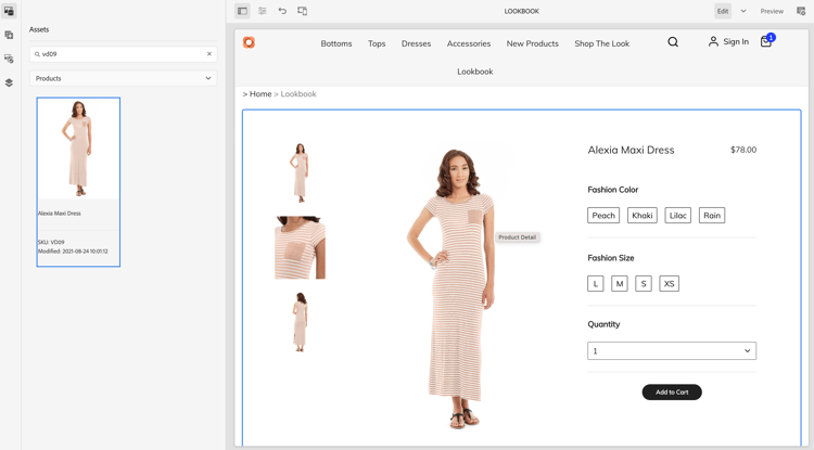 página do produto pem