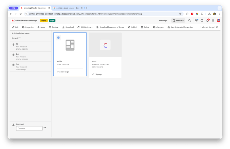 Histórico de Versões