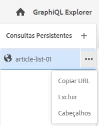 GraphiQL - Copiar URL