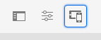 O ícone de emulador na barra de ferramentas