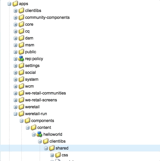 Copie a biblioteca de cliente compartilhada para criar uma biblioteca de cliente de produção
