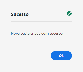 Confirmar pasta