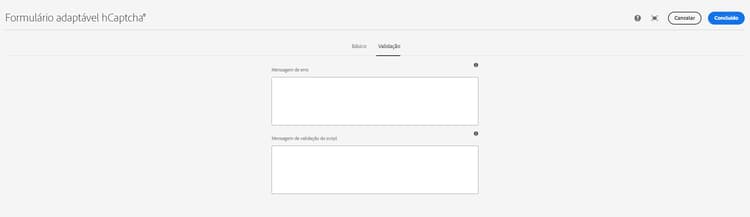 Guia Validação de hCaptcha