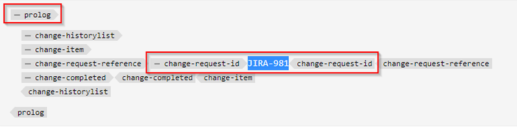 Seção do prólogo com referência à ID JIRA