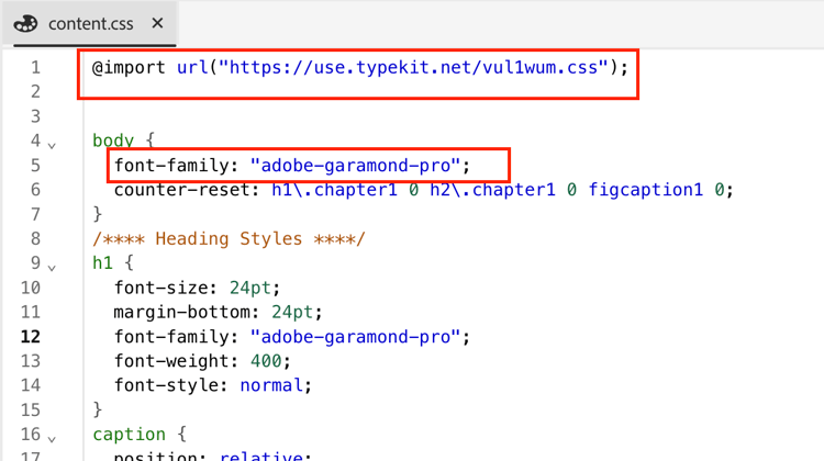 Usar fonte da adobe no PDF DITA