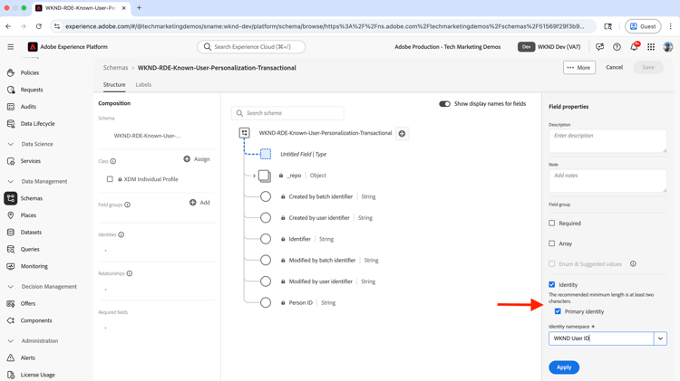 Adicionar campo personalizado