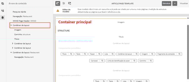 Container principal