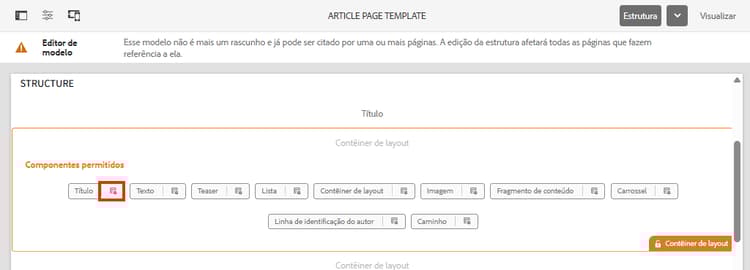 Configuração da política de título