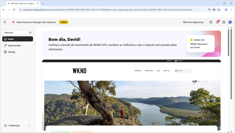 Página inicial