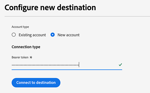 Adicionar token de portador