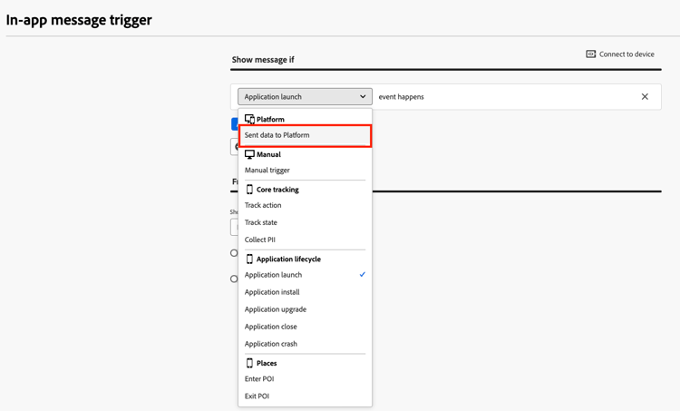 Enviado para a plataforma de dados