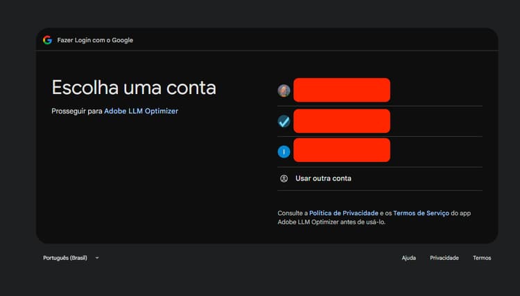 Conta do Google