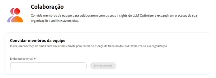 Convite de colaboração