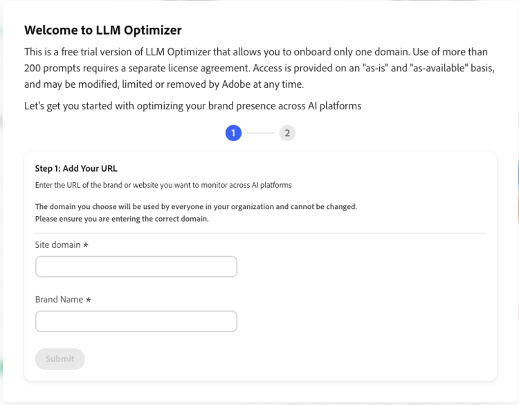 Domínio do LLM Optimizer