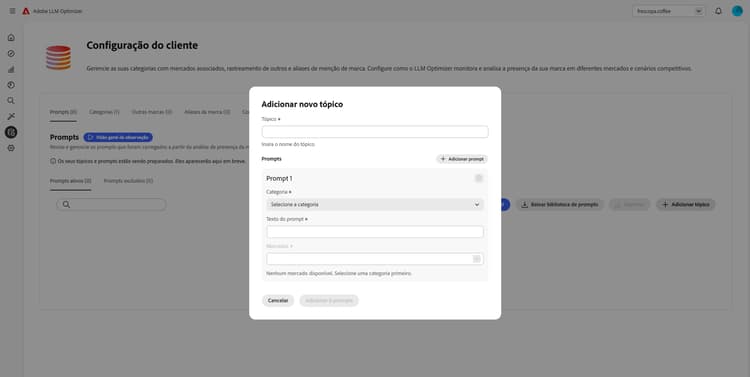 Práticas recomendadas para otimização de LLM usando o Adobe LLM Optimizer