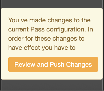 Exibir notificação por push e revisão do painel