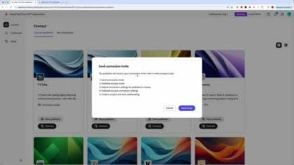 Conectar-se a editores no Real-Time CDP Collaboration