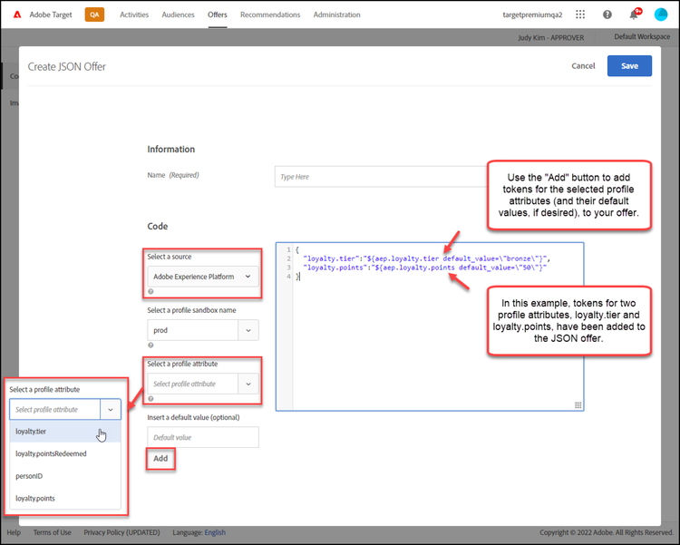 imagem offer-json-aep-shared-attribute