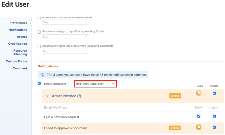 Hora de resumo diária