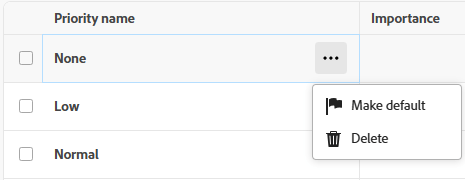Mais exemplo de menu