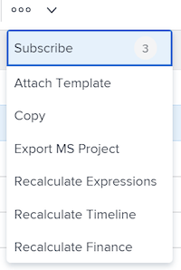 Mais menus expandidos