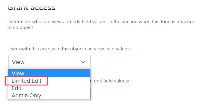 Quebra de seção com edição limitada
