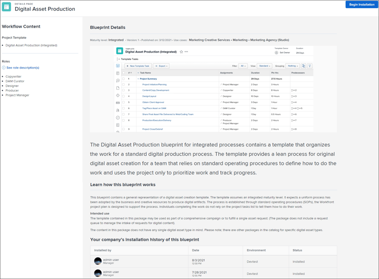 Detalhes do blueprint