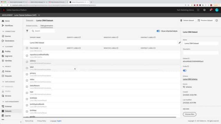 Compreensão do controle de dados na CDP em tempo real para usuários do Audience Manager