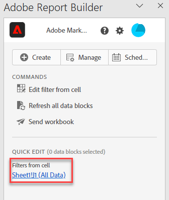 Segment från cellänk som visar Sheet1!J1 (alla data)