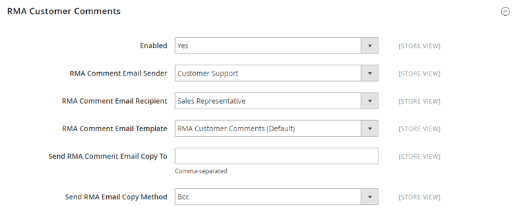 RMA-kundkommentarer