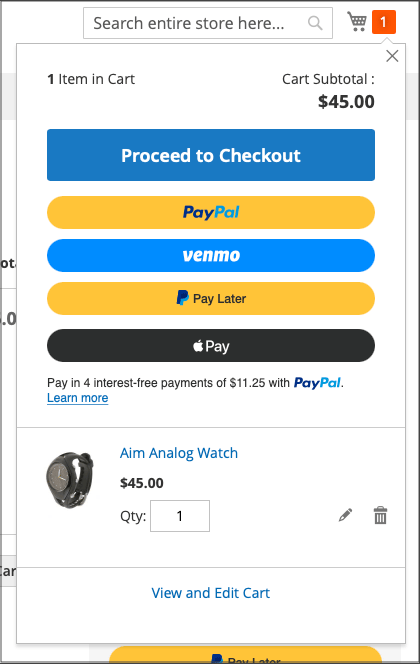 PayPal-knapp