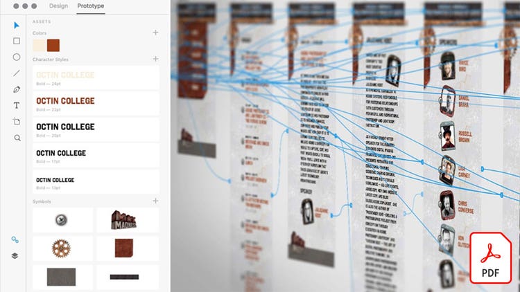Skapa prototyper för en mobil webbupplevelse med Adobe XD