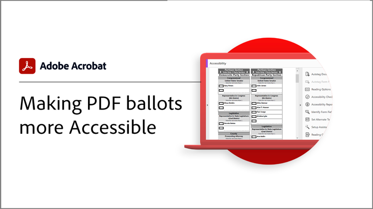 Göra röstsedlar i PDF mer tillgängliga