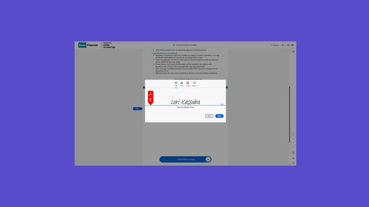 Signera ett dokument elektroniskt