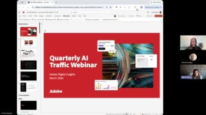 Adobe Digital Insights - GenAI Traffic Update