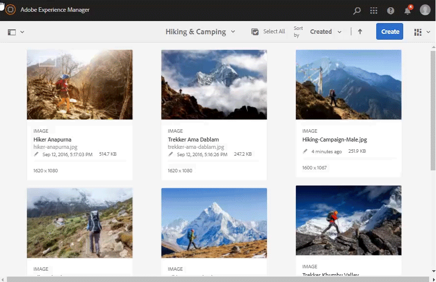 Massor av metadatamatcheman gäller för flera resurser