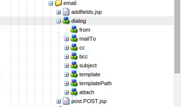 Anpassa e-poståtgärden