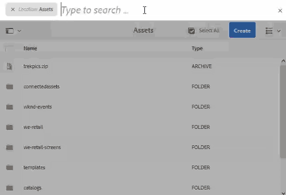 Illustration use of question mark wildcard in Asset search using a example