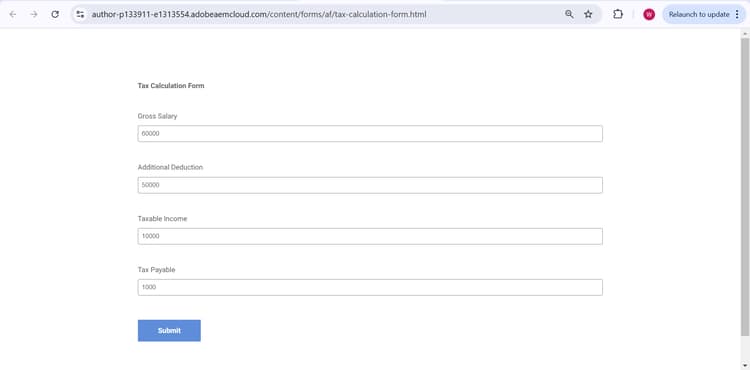 Förhandsgranska ett formulär