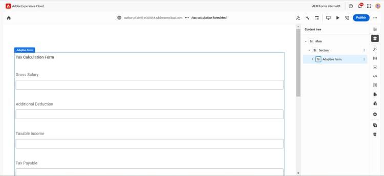 Gränssnittsöversikt för Universal Editor