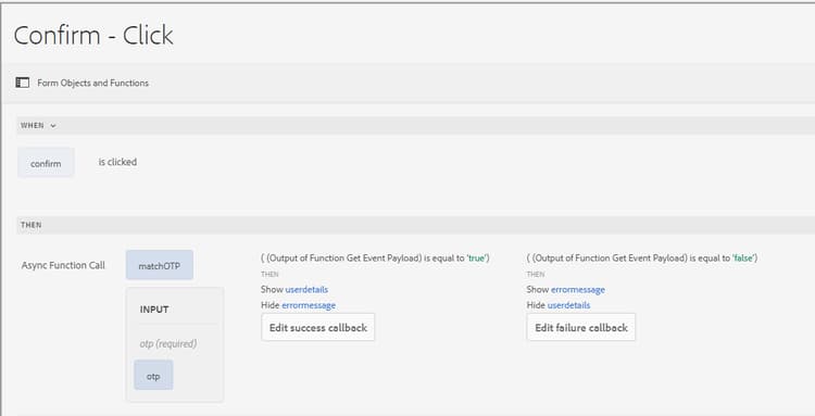 Regel för asynkront funktionsanrop