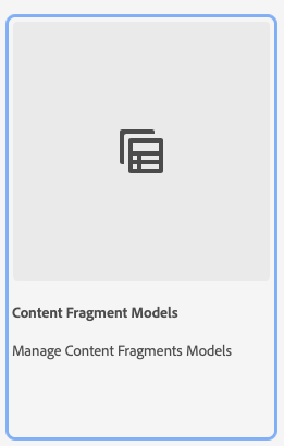 Modeller för innehållsfragment i verktyg