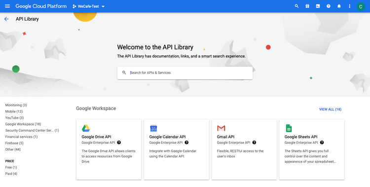 API-bibliotekssökning