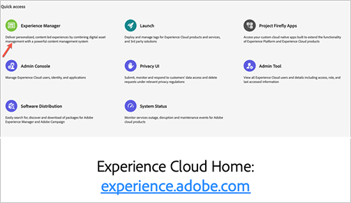 Experience Cloud hemsida