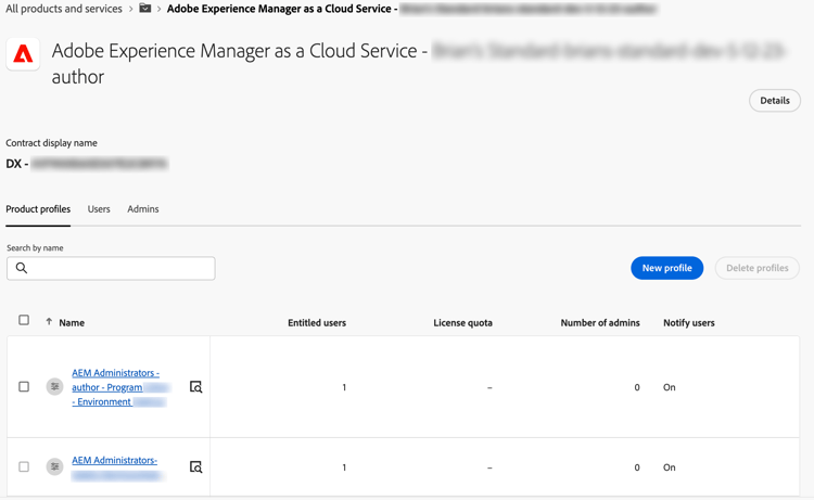 Suffix i Admin Console