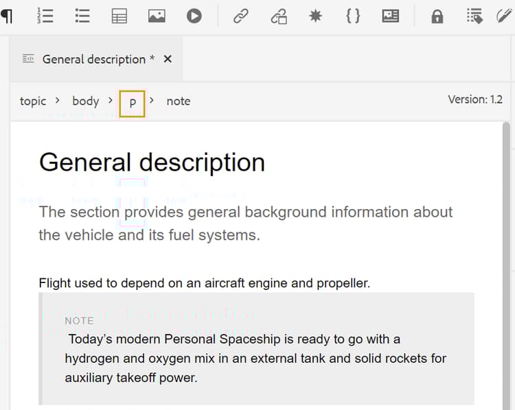 Infoga element i ett blockelement